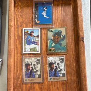 MLB Baseball Card Collection - Blue, Green, Black
